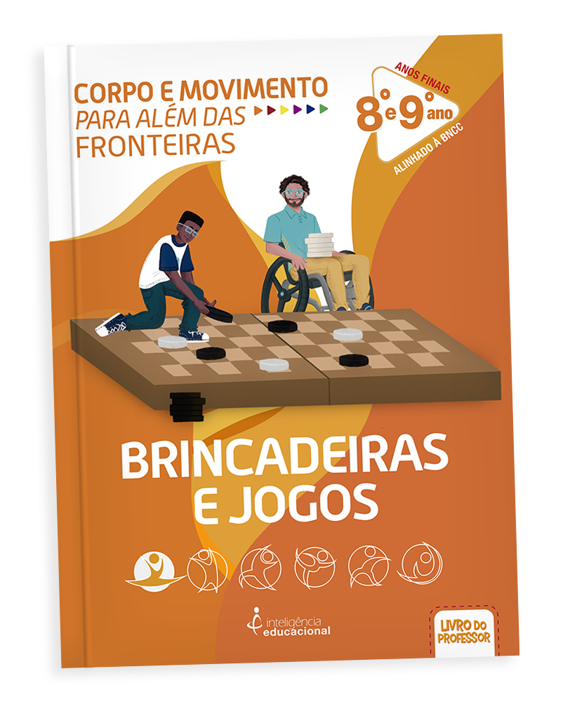 Capa do livro Corpo e Movimento Para Além das Fronteiras: Brincadeiras e Jogos II – Professor