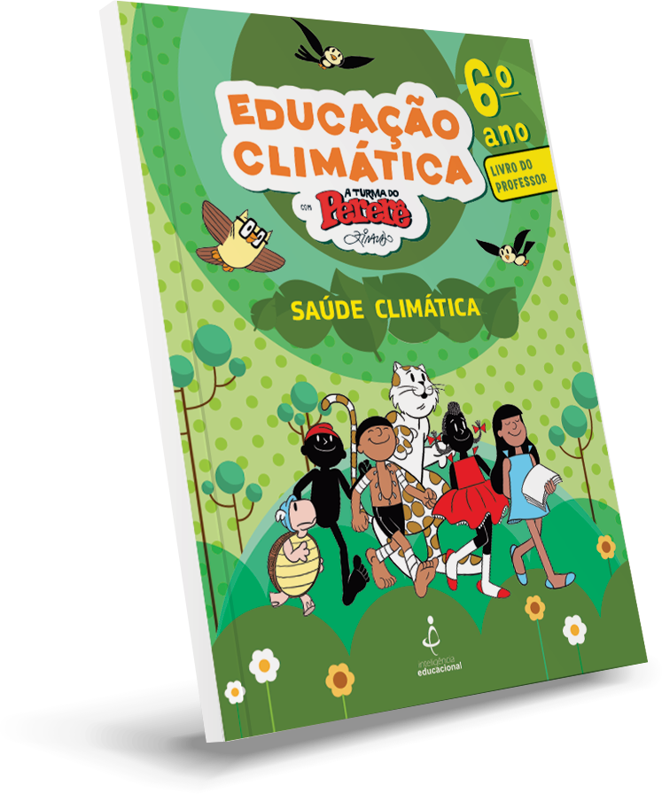 Capa do livro Saúde Climática + Livro Construindo um futuro + Guia Momentos com as Famílias
