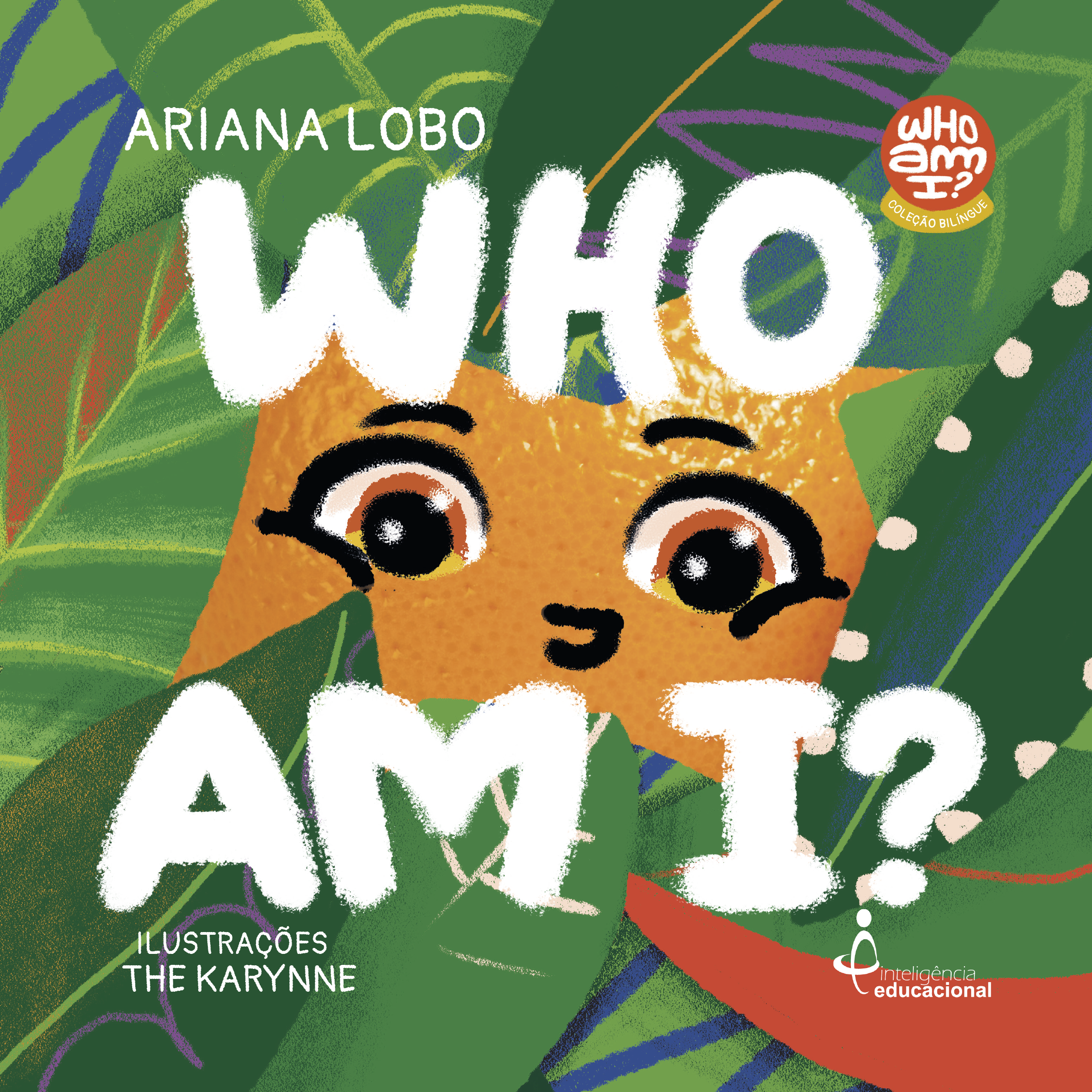 Capa do livro Who Am I? Laranja